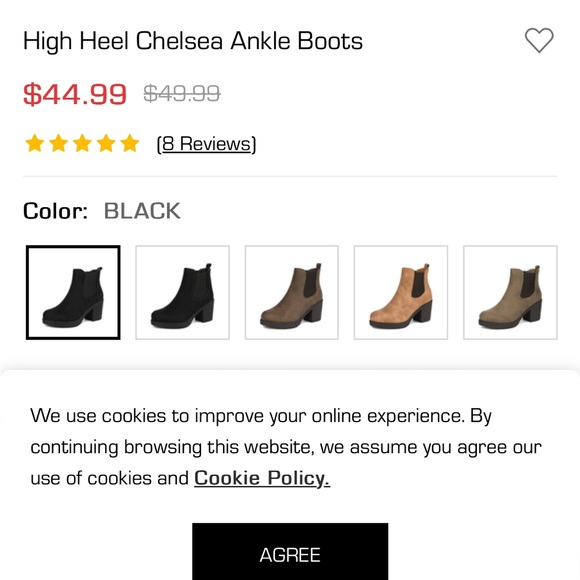 🚫SOLD🚫 Faux Suede Chelsea Ankle Boots - Picture 13 of 13